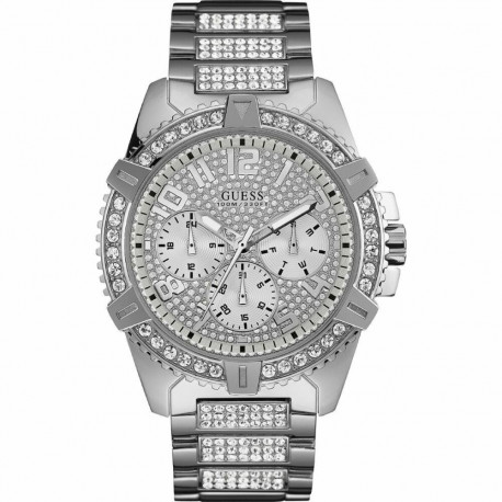 Meeste Kell Guess W0799G1 Hõbedane (Ø 48 mm)