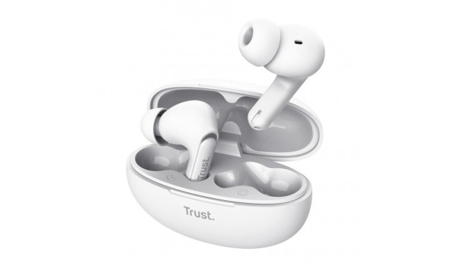 HEADSET EARBUDS YAVI BT ENC/WHITE 25172 TRUST