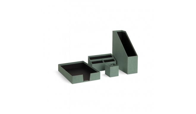Laua organiseerimise komplekt Hugo Bigso Box, Canvas Paper Laminate Soft Teal C16