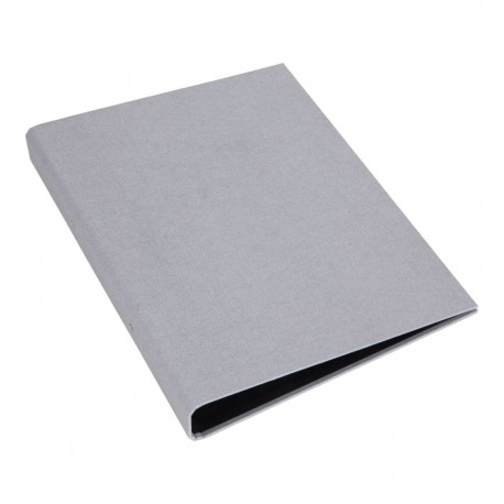 Rõngaskaaned A4 2-rõngaga Ringo Bigso Box, Canvas Paper Laminate Ash C62