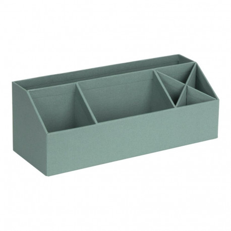 Kirjatarvete alus Elisa Bigso Box, Canvas Paper Laminate Soft Teal C16