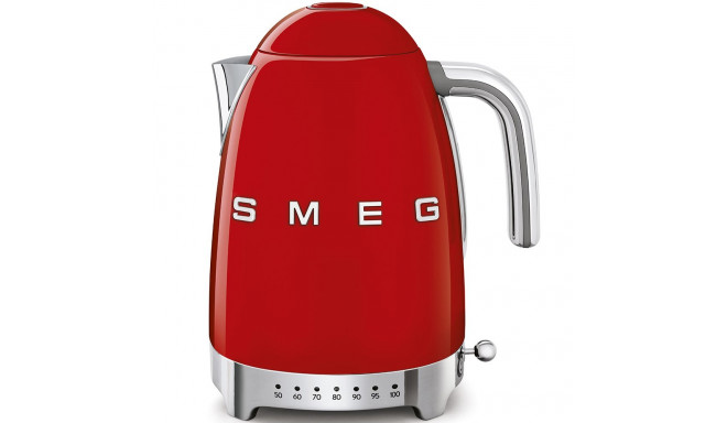 Electric Kettle - Smeg KLF04RDEU 1.7L 7 Temp Settings 360° Base Red