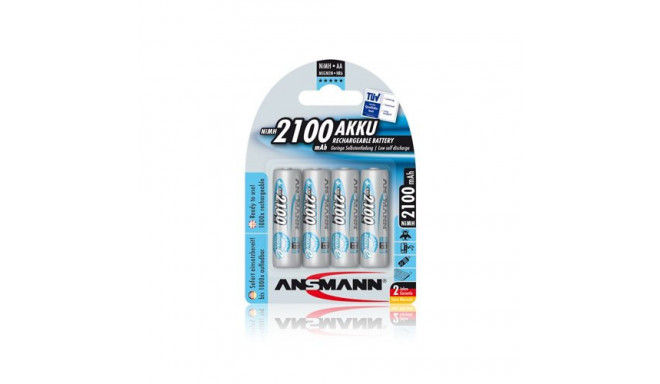 Ansmann R6 Rechargeable batteries AA / 1.2V / 2100mAh / NiMH