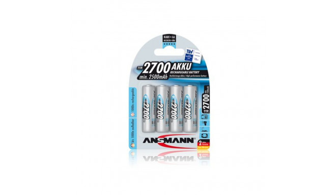 Ansmann R6 Rechargeable Battery AA / 1.2V / 2700mAh / Ni-Mh