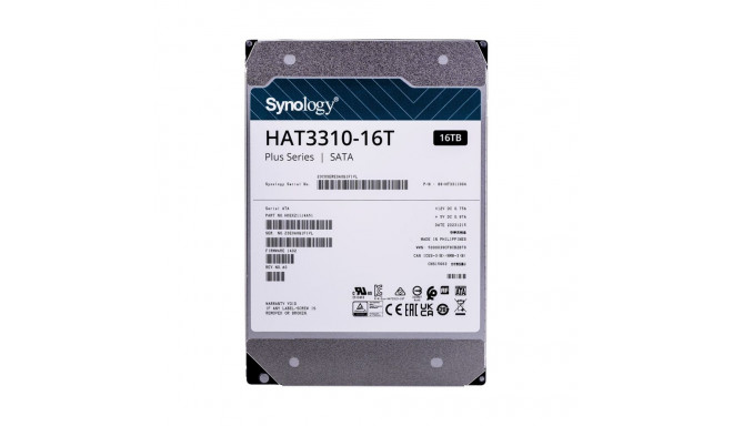 Synology HAT3310-16T sisemine kõvaketas 3.5" 16 TB Serial ATA