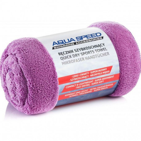 Aqua-speed Dry Coral Towel 350g 50x100 purple 09/157