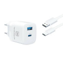 Charger 33W GaN PD 1xUSB-A+1xUSB-A