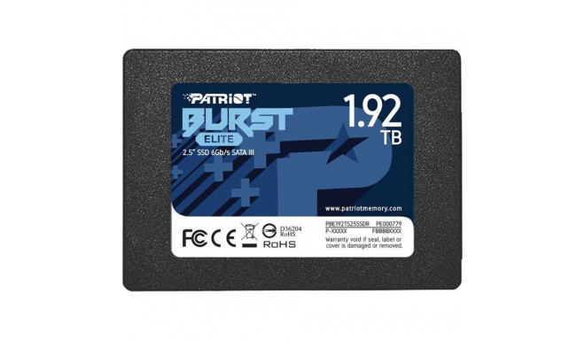 Patriot Burst Elite 1.92TB 2.5" SATA III SSD (PBE192TS25SSDR)