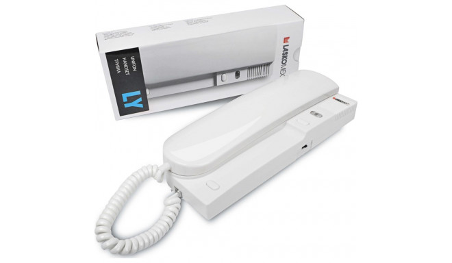 Laskomex LY-8M valge digitaalne unifoon kõne signaaliga – LED-helitugevuse juhtimine värava juhtimis