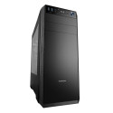 Modecom arvutikorpus Oberon Pro Midi Tower, must