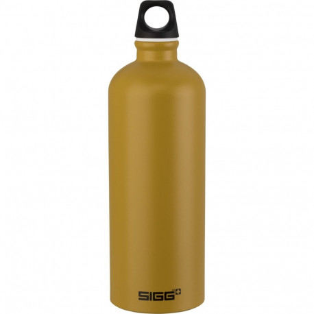 SIGG Traveller Mustard Touch -juomapullo, 1 l, keltainen