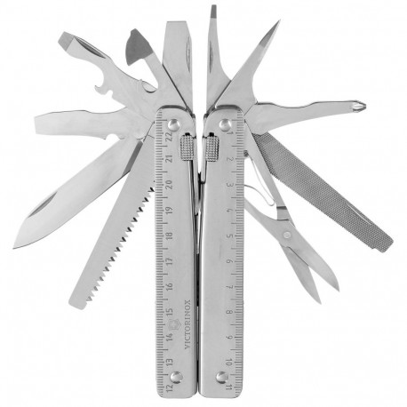 Victorinox SwissTool X monitoimityökalu nahkakotelossa
