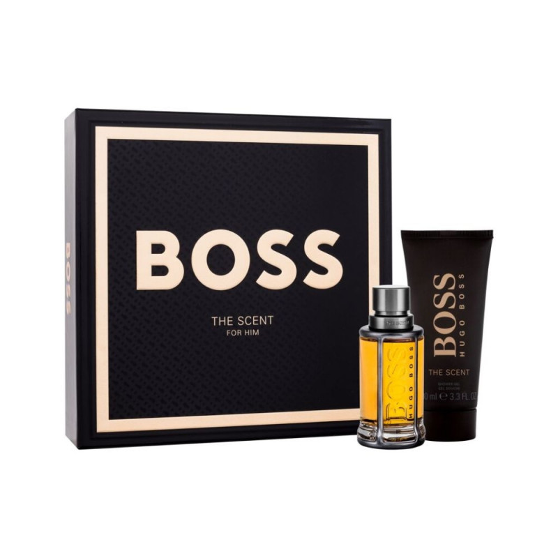 HUGO BOSS Boss The Scent Eau de Toilette 50ml Edp 50 ml Shower Gel 100 ml Perfume gift sets Photopoint.lv