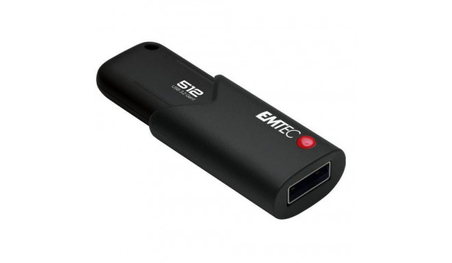 Emtec B120 Click Secure USB flash drive 512 GB USB Type-A 3.2 Gen 2 (3.1 Gen 2) Black