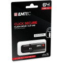 Emtec B120 Click Secure USB flash drive Black