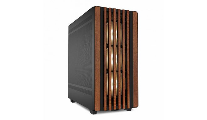 Sharkoon REBEL C70M RGB Full Tower Black, Wood