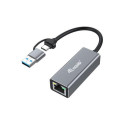 Equip USB-C to 2.5 Gigabit Ethernet Network (USB-C+A) Adapter