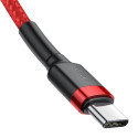 Baseus cable Cafule PD 2.0 USB-C - USB-C 2,0m 3A red 60W