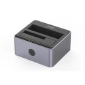 Storage Docking Station - Unitek (Y-3026GY01-EU) 2x SATA III 2.5"/3.5" USB 3.0 5Gbps