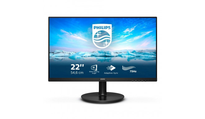 Philips V Line 222V8LA/00 computer monitor 54.6 cm (21.5") 1920 x 1080 pixels Full HD LCD Black