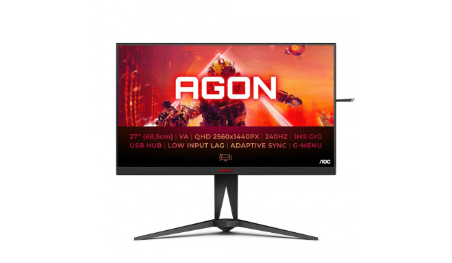 AOC 68,6cm (27") AG275QZN/EU 16:09 2xHDMI+2xDP+USB VA must jaemüük