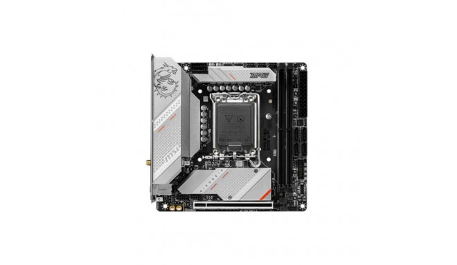 MSI | MPG B760I EDGE WIFI | Protsessori perekond Intel | Protsessori pesa LGA1700 | DDR5 DIMM | Mälu