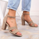 eVento W 4616 EVE344C suede sandals (38)