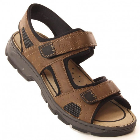 Rieker M 26156-25 RKR447B Velcro Sandals (42)