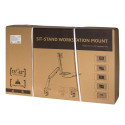 Sit-stand workstation monitor desk,13-32 39; 8kg