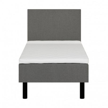 Couch LANDE 90x200cm, with headboard, grey