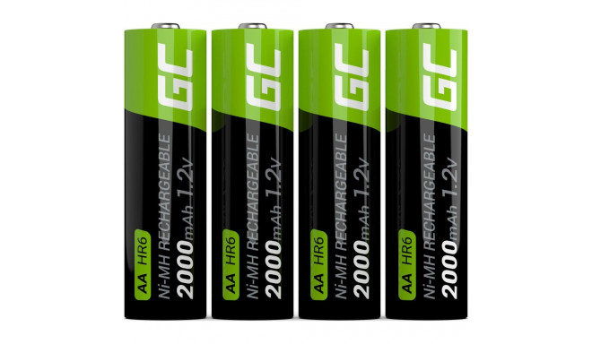 Green Cell AA / R6 2000mAh aku 4 tk