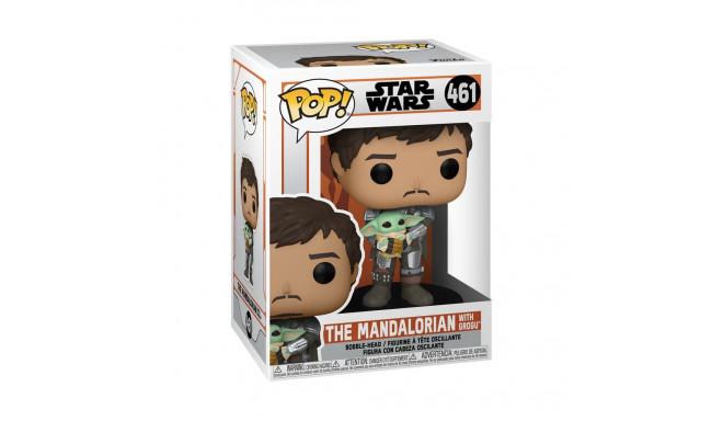 FUNKO POP! Vinyl Figure: Star Wars: Mandalorian Holding Child, 12 cm