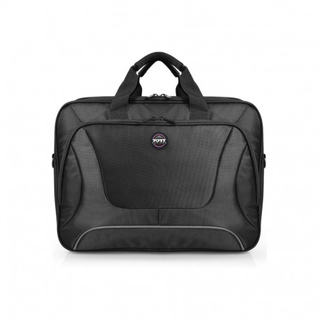 PORT DESIGNS | Courchevel | Fits up to size 15.6 " | Messenger - Briefcase | Black | Shoulder strap