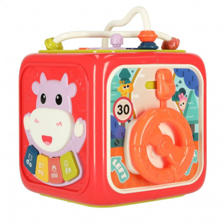 Õppemängu interaktiivne sensoorne manipulatiivne kuubikuklotside sorteerija