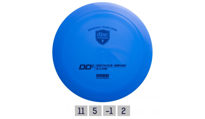 Discgolf DISCMANIA  Distance Driver S-LINE DD1 Blue 11/5/-1/2