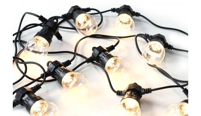 Platinet light bulb chain POLWT10Z LED 5m