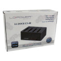 LC-Power LC-DOCK-U3-4B storage drive docking station USB 3.2 Gen 1 (3.1 Gen 1) Type-A Black