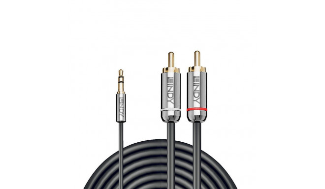 CABLE AUDIO 3.5MM TO PHONO 2M/CROMO 35334 LINDY
