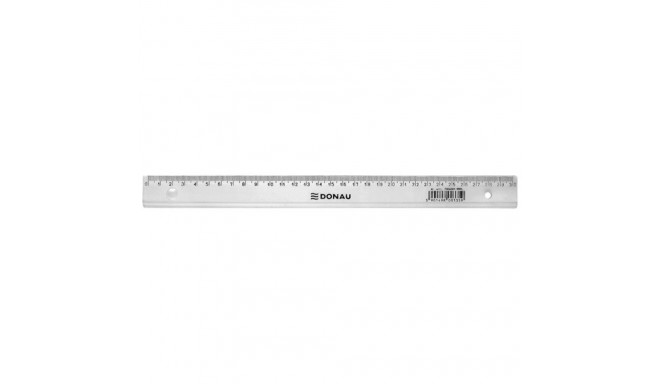 Joonlaud 30cm, läbipaistev, blister, Donau