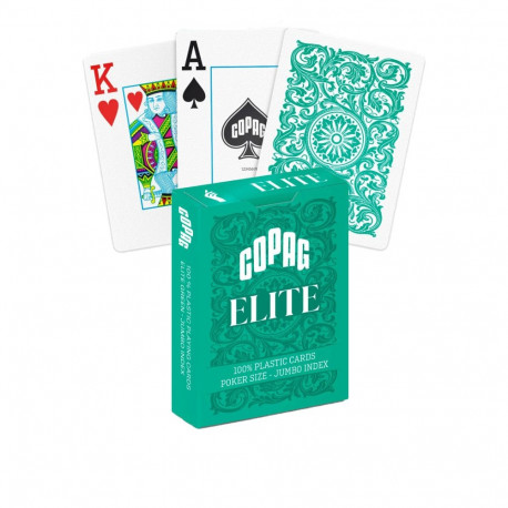 Copag 1546 Elite Poker Size - Jumbo Index Playing Cards (Green)