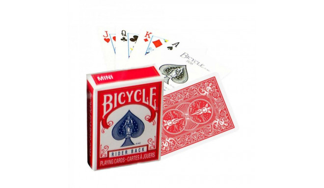 Bicycle Rider Back Mini Playing Cards (Red)