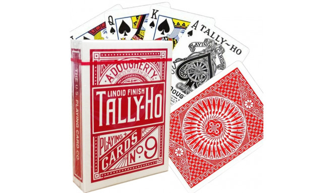 Bicycle Tally-Ho Circle Playing Cards (Red)