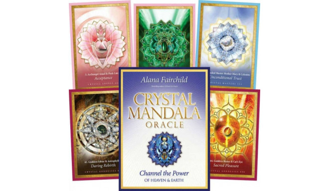 Crystal Mandala Oracle Cards Blue Angel