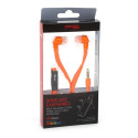 FREESTYLE SHOELACE EARPHONES + MIC FH2112 ORANGE [42779]