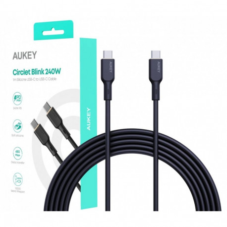 CB-SCC241 Circlet Blink silikoonist USB C - USB C | 1m | 5A | 240 W PD | 20V