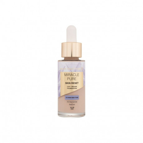Max Factor Miracle Pure Skin Reset 2in1 Serum Foundation (30ml) (10-30 Fair)