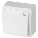 PUSH BELL SWITCH WHITE