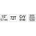 Narre 1/2" 72Z 255Mm YT-0732 YATO