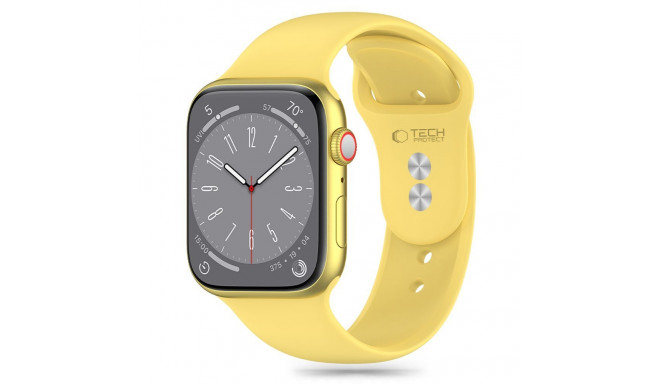 TECH-PROTECT SILICONE APPLE WATCH 6 / 7 / 8 / 9 / 10 / SE / ULTRA 1 / 2 (44 / 45 / 46 / 49 MM) CANAR