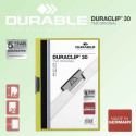 Kiilkaaned A4 DURABLE Duraclip 30-le lehele roheline